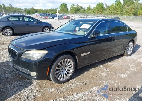 2009 BMW 750Li from USA, damaged, VIN WBAKB83579CY57448